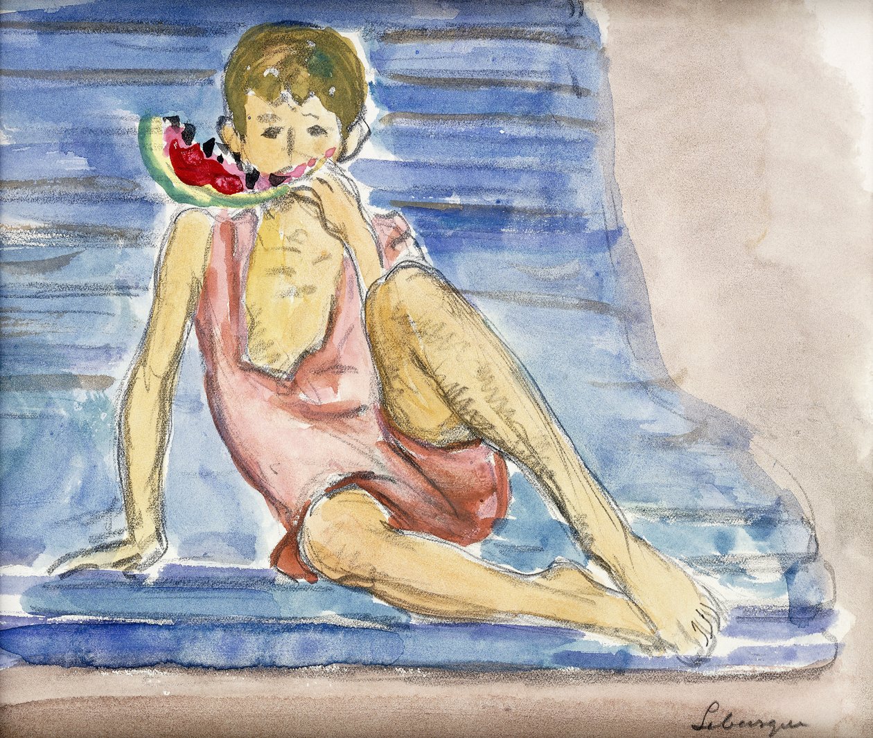 De zoon van de kunstenaar door Henri Lebasque
