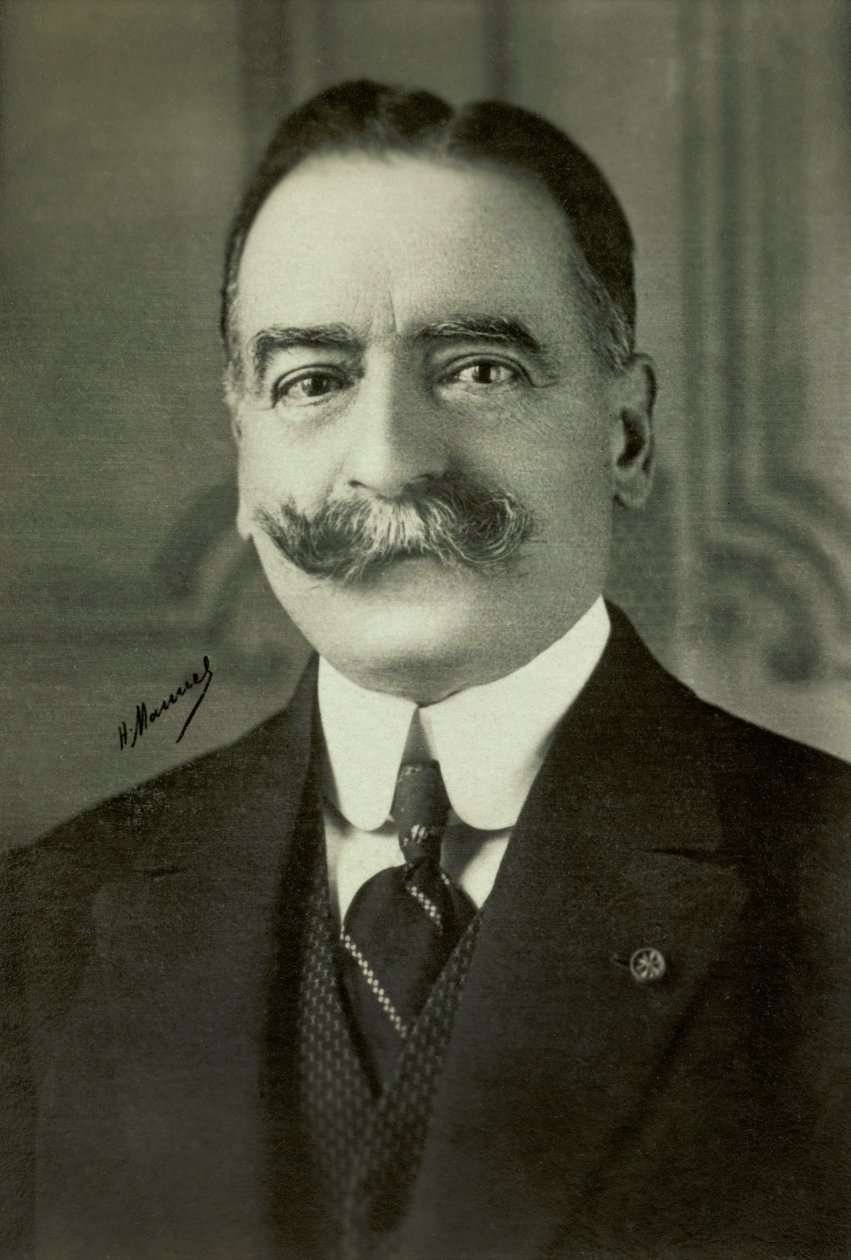 Portret van Charles de Broqueville (foto) door Henri Manuel