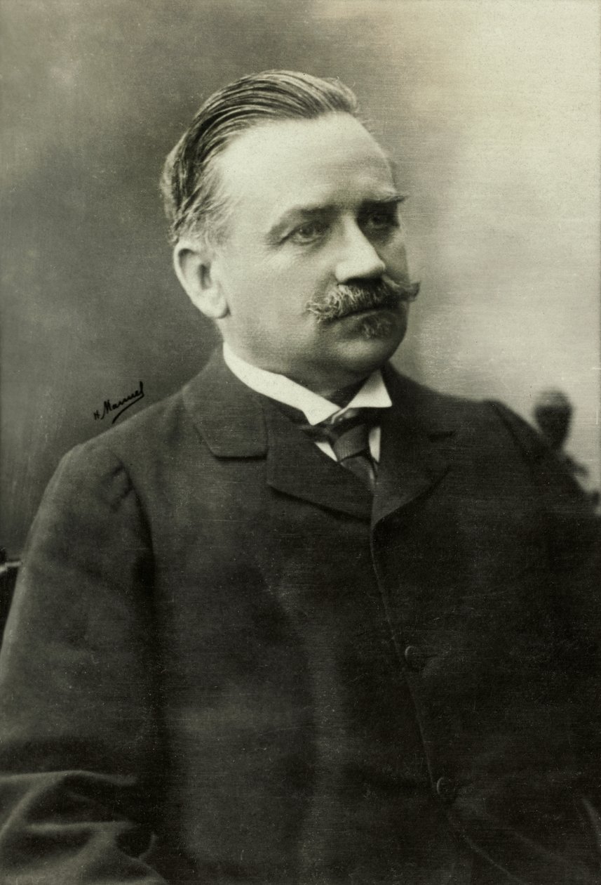 Portret van Edmond Perrier (foto) door Henri Manuel