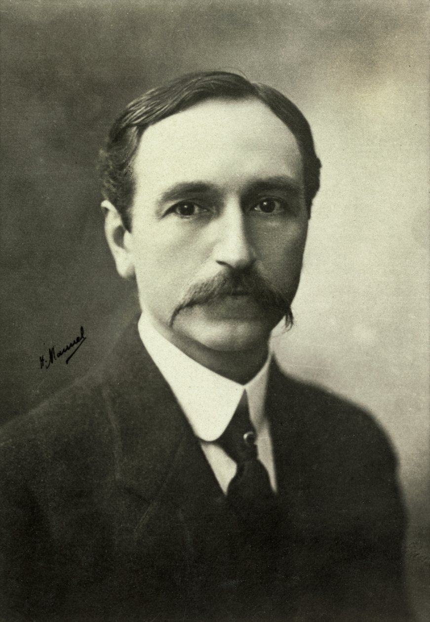 Portret van Ernest Marcel Labbe (foto) door Henri Manuel