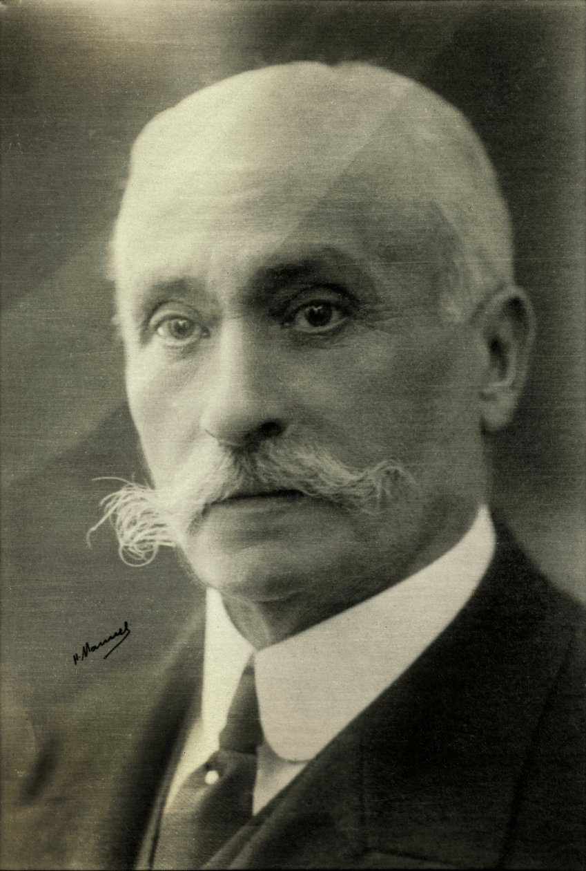 Portret van Jules Pams (foto) door Henri Manuel
