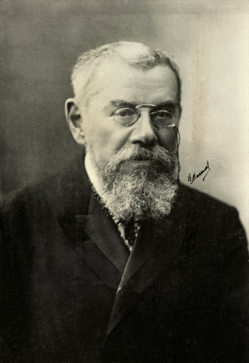 Portret van Pierre De La Gorce (foto) door Henri Manuel