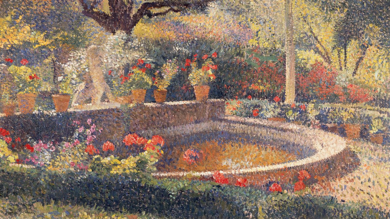 De Centrale Vijver in het Marquayrol Park door Henri Martin