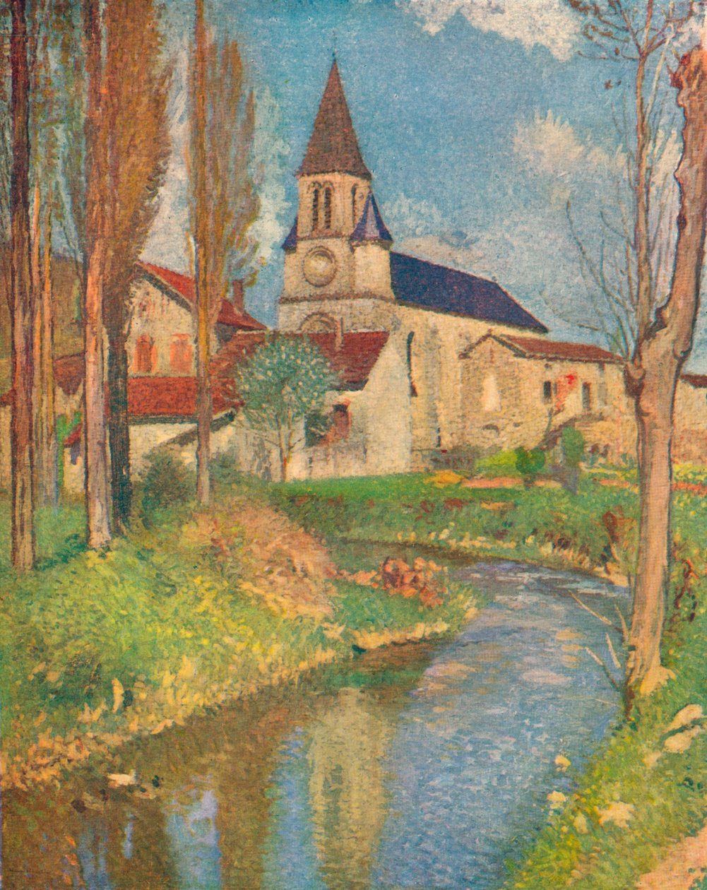 De kerk van La Bastide door Henri Martin