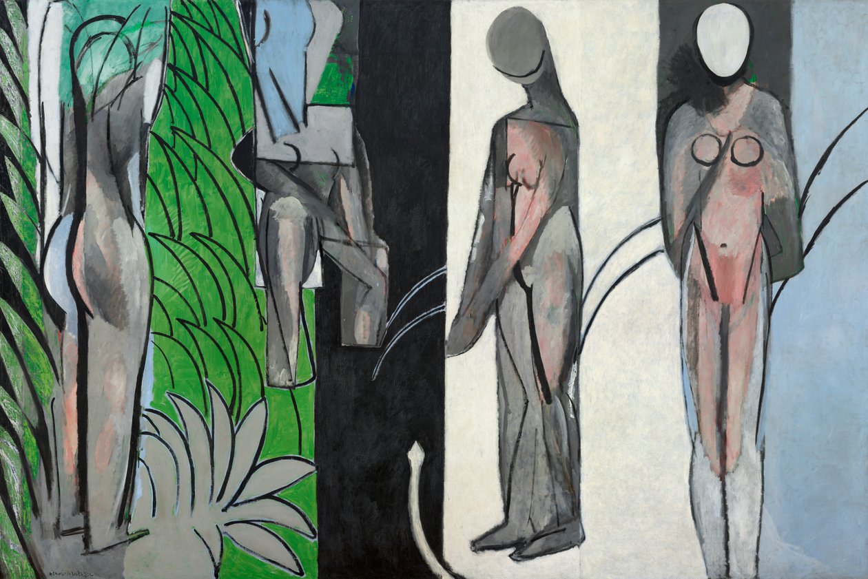 Baders bij een rivier door Henri Matisse