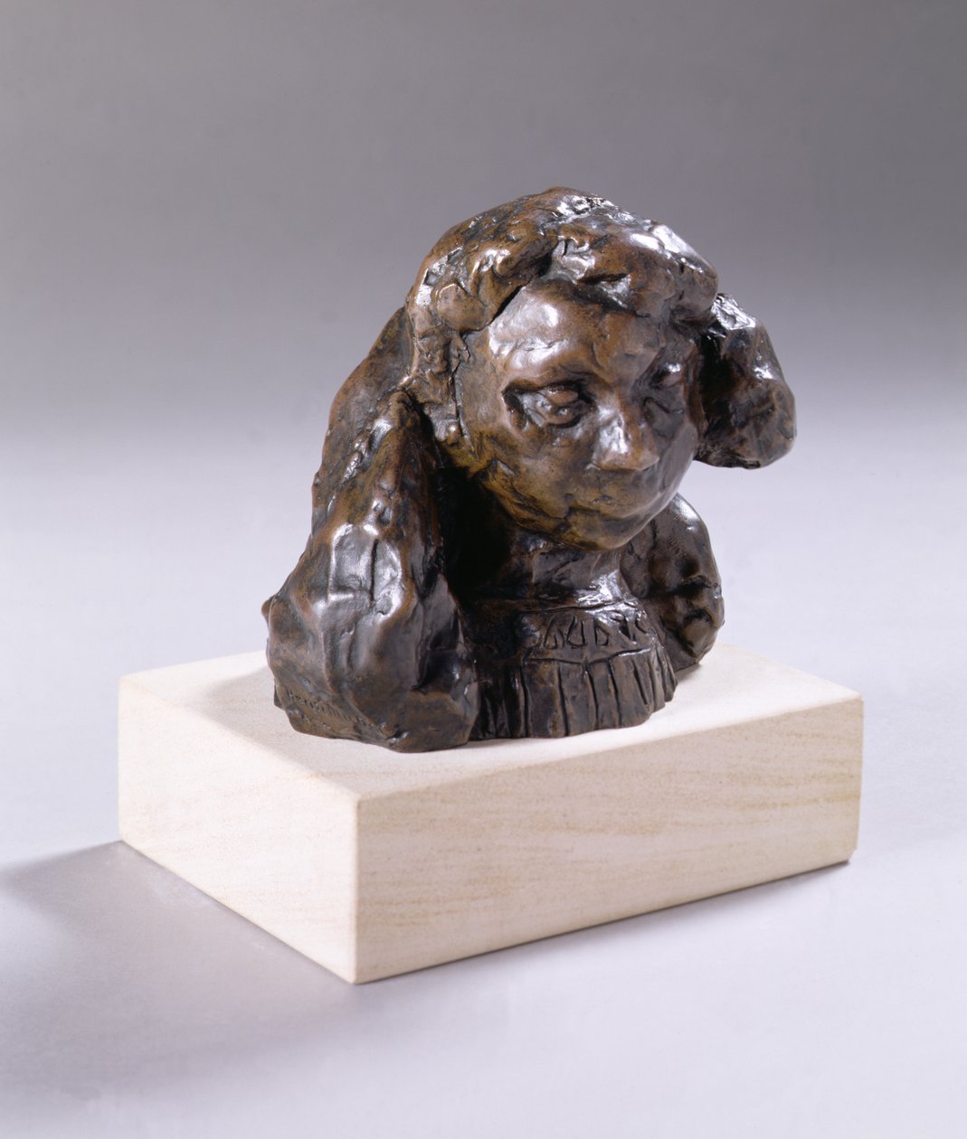 Buste van Fillette (Marguerite), ca.1905-06 (brons met bruin patina) door Henri Matisse