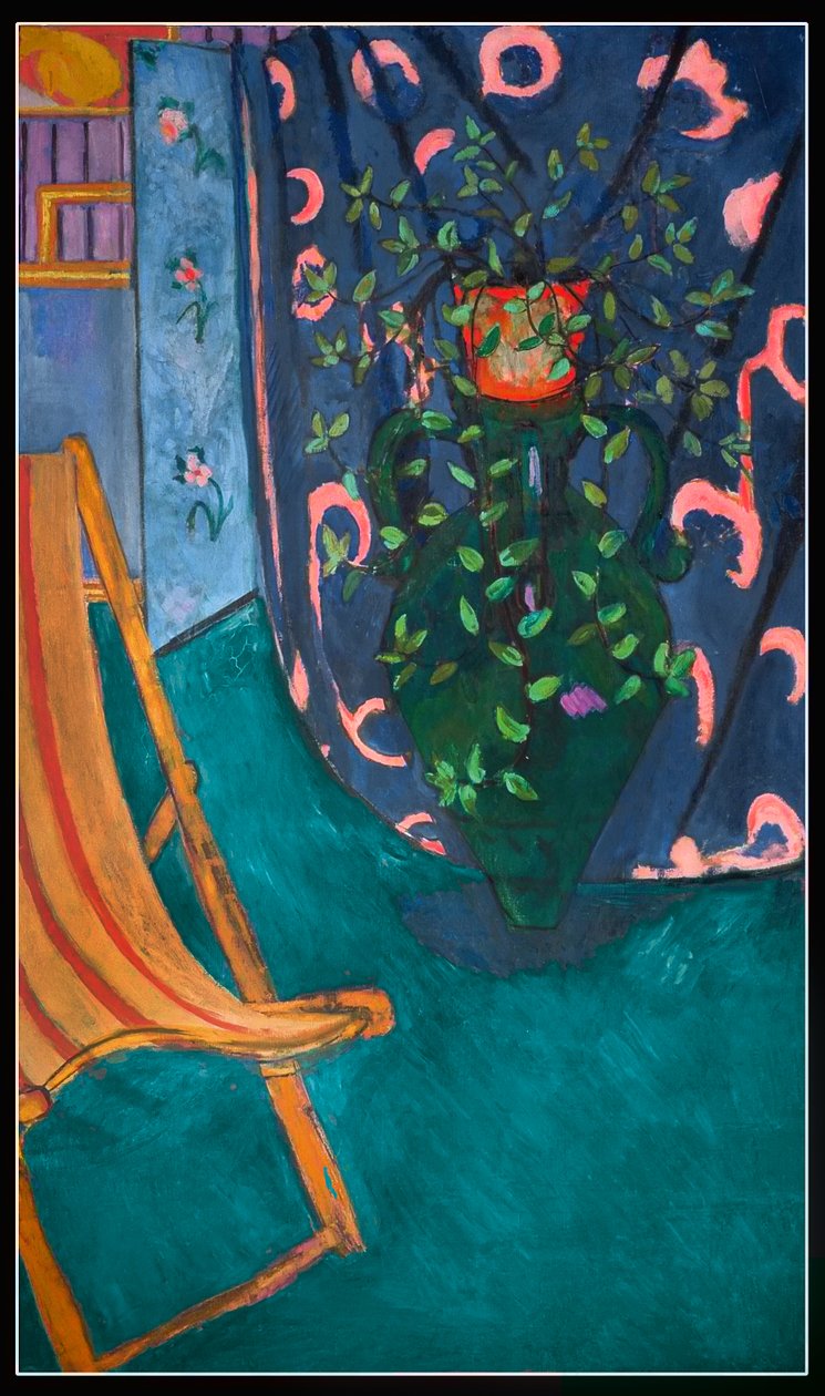 Hoek van het atelier van de kunstenaar door Henri Matisse