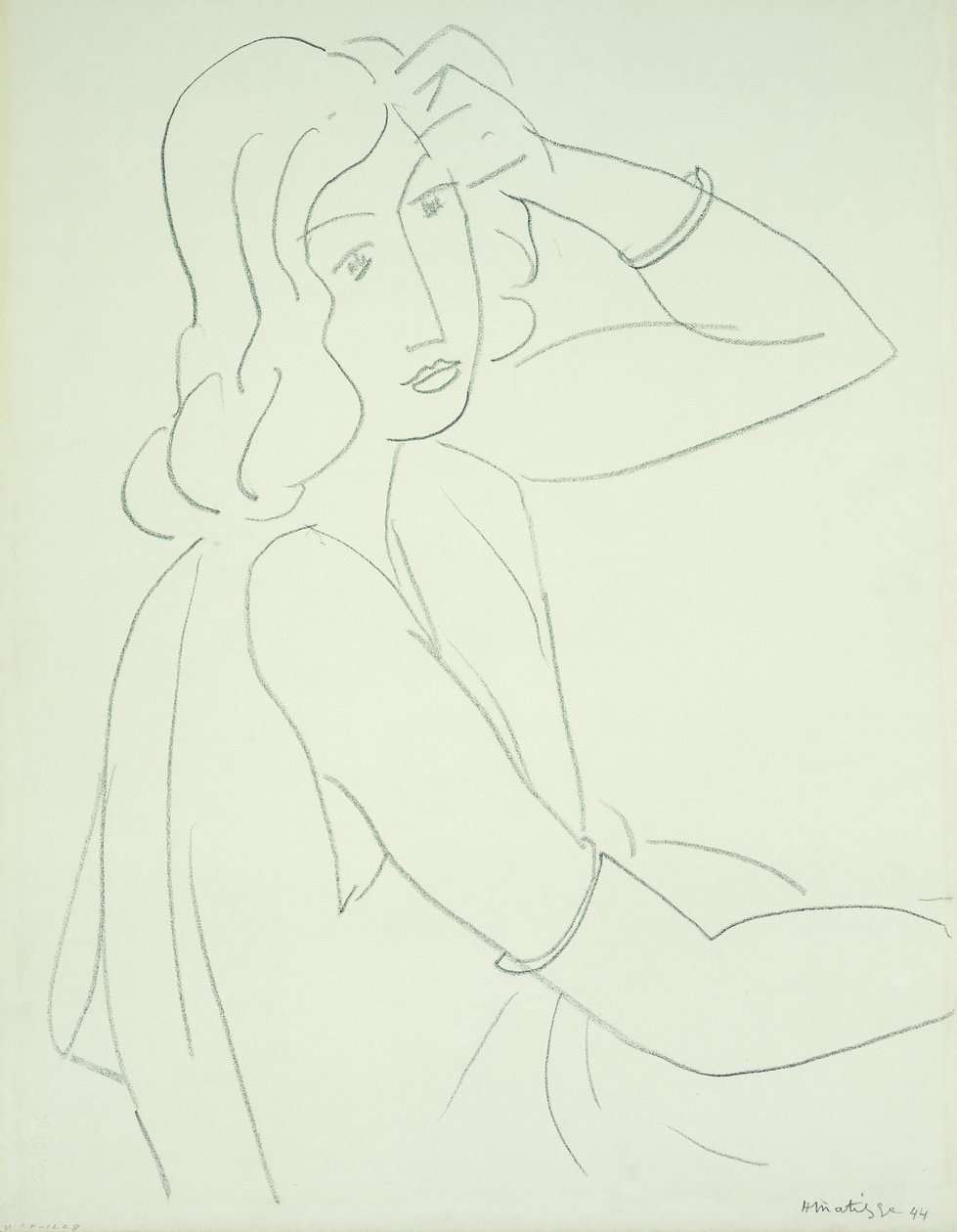 Vrouw met armbanden door Henri Matisse