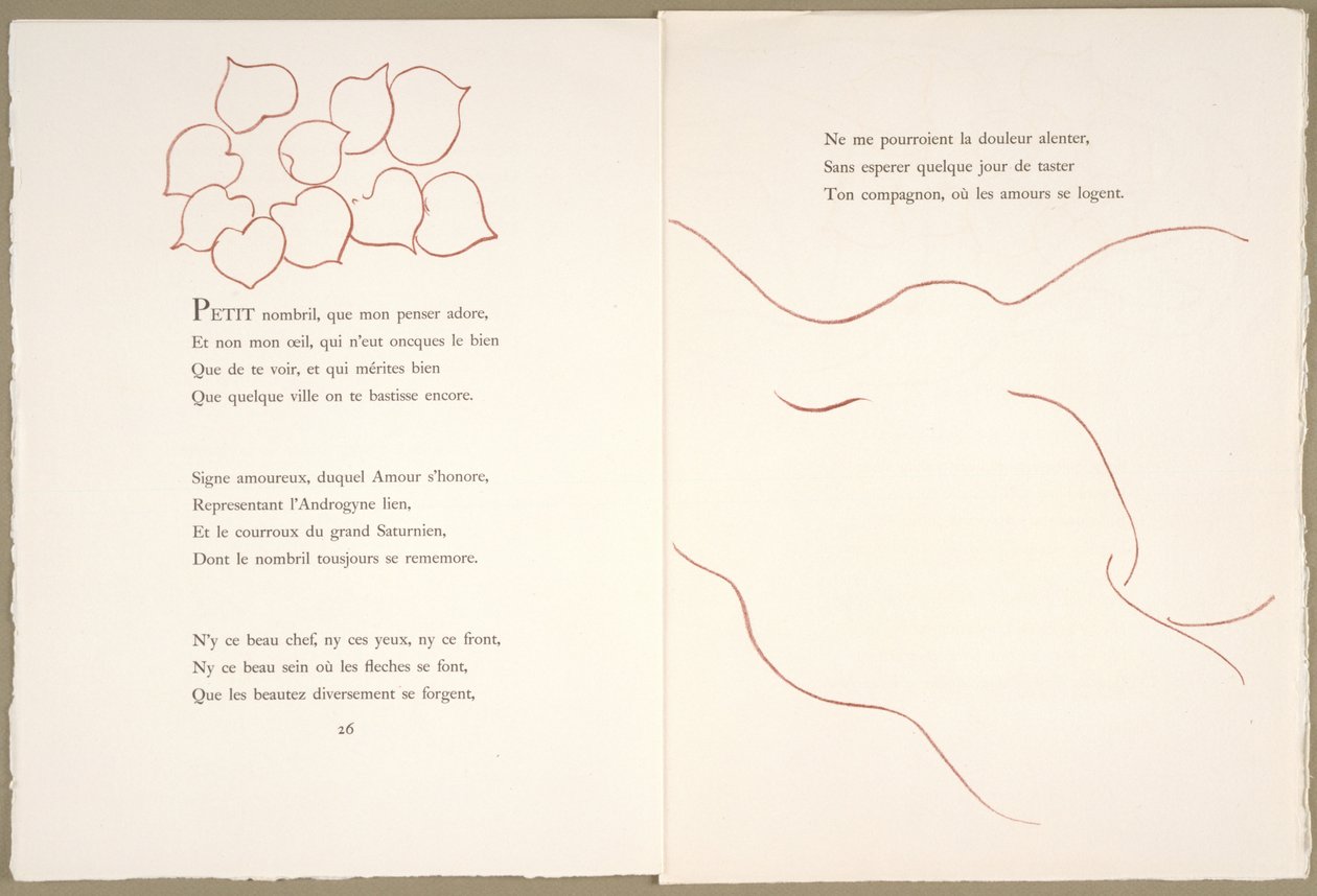 Florilège van Ronsards Amours, 29 november door Henri Matisse