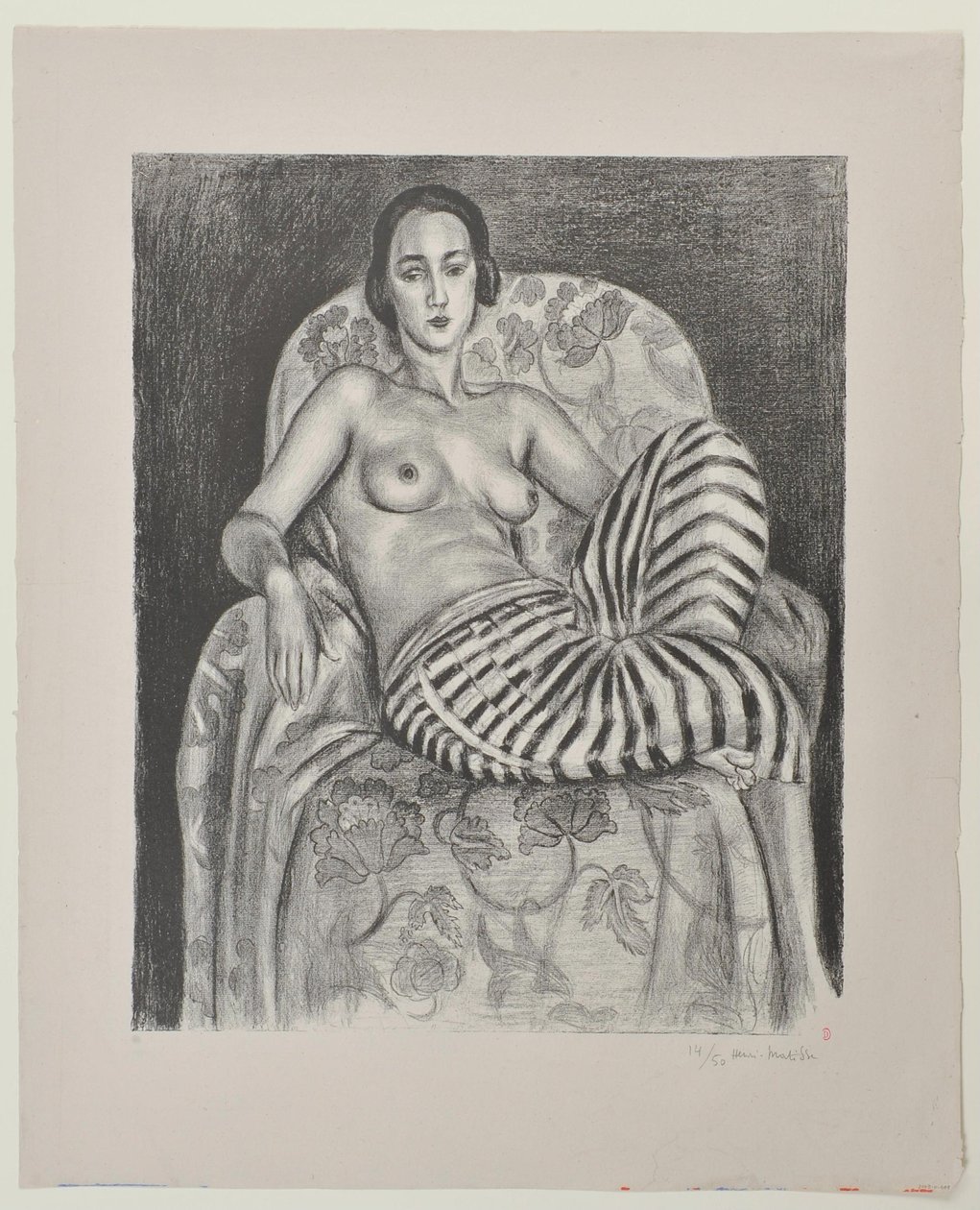 Grote odalisk met bayadèrebroek door Henri Matisse