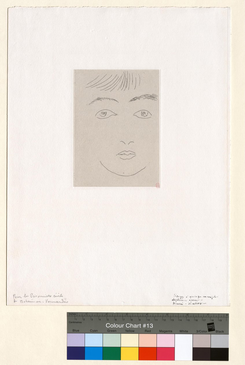 Josette Gris (serafisch) door Henri Matisse