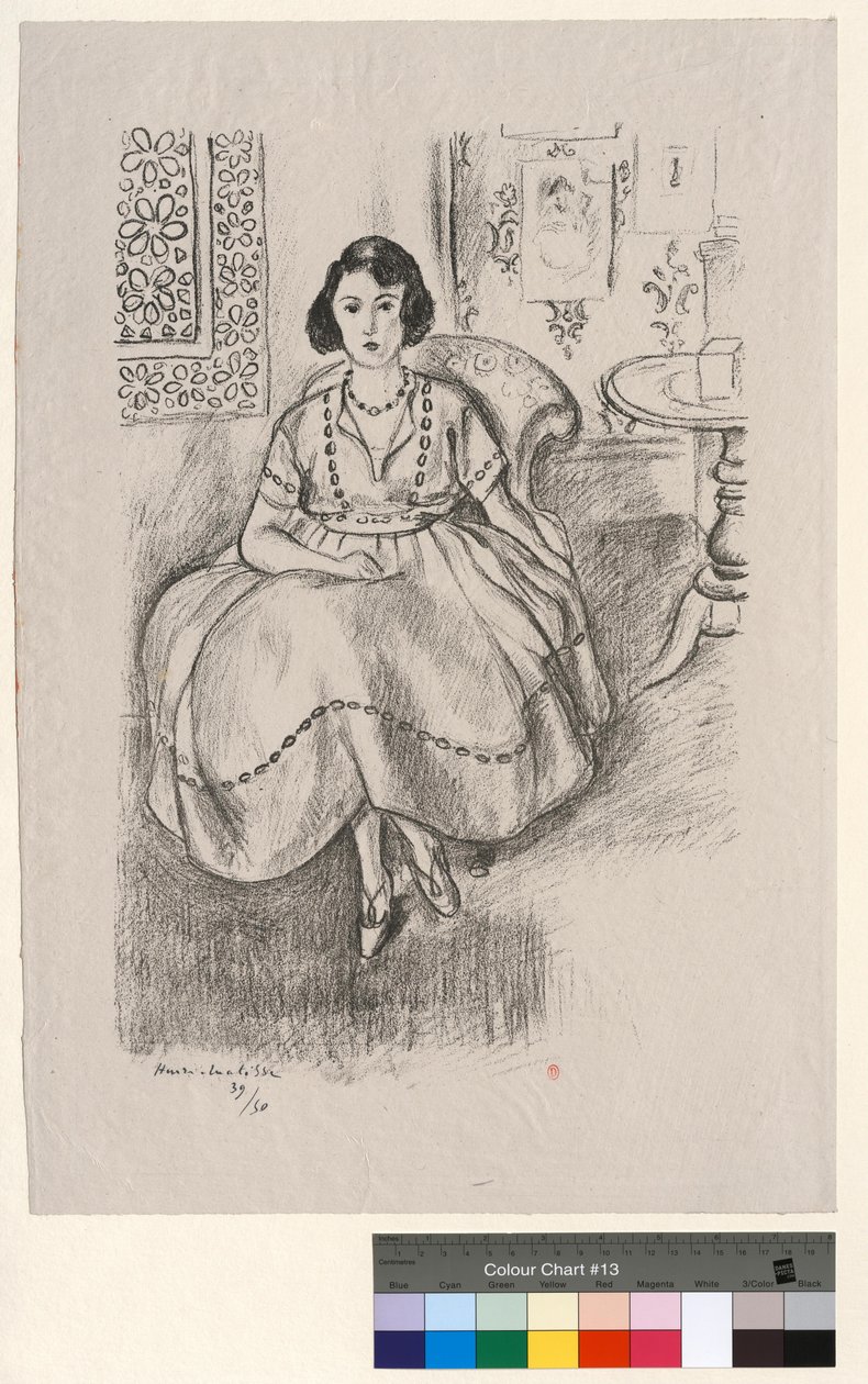 De organdijurk door Henri Matisse