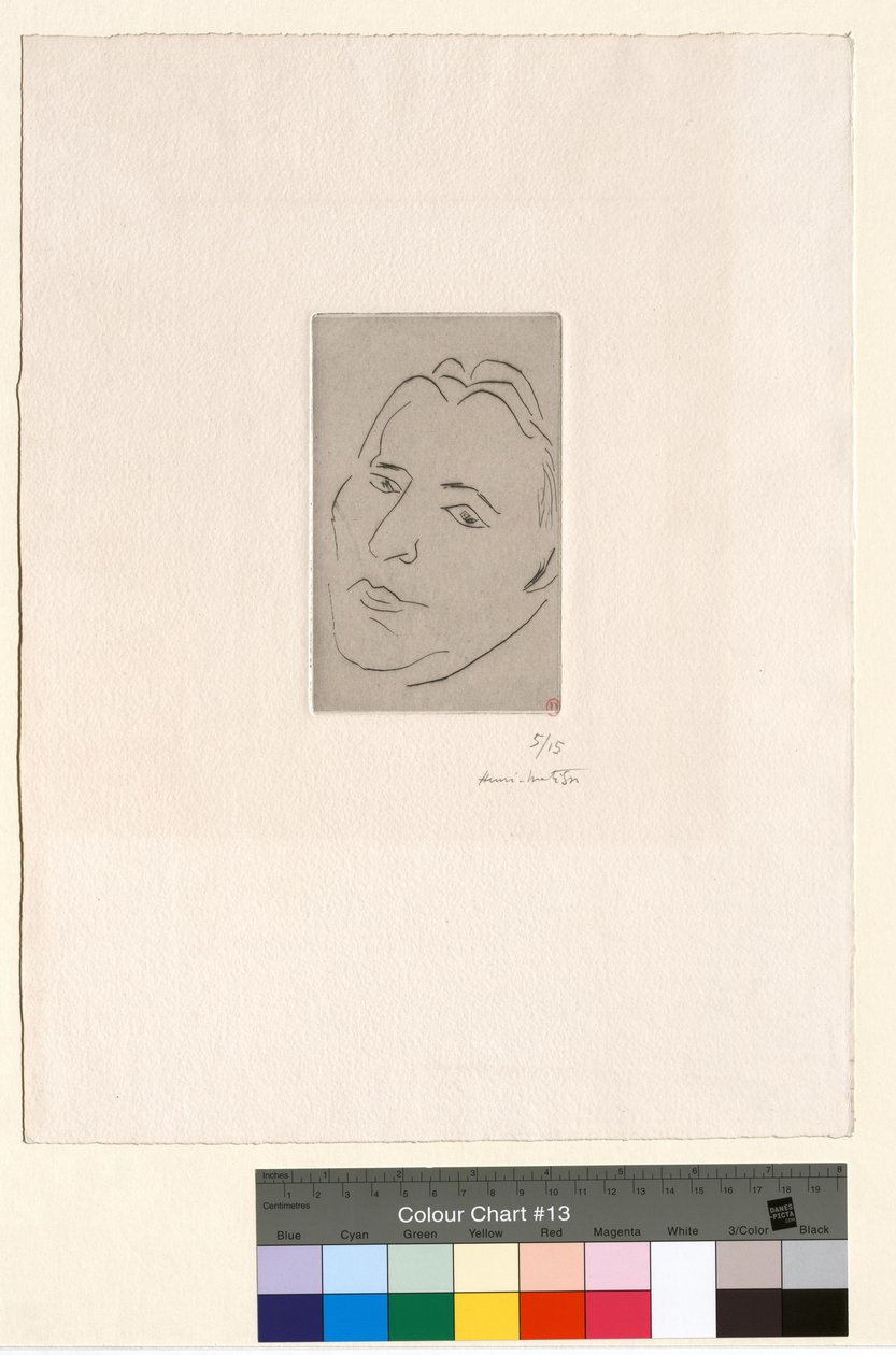 De pianist Alfred Cortot door Henri Matisse