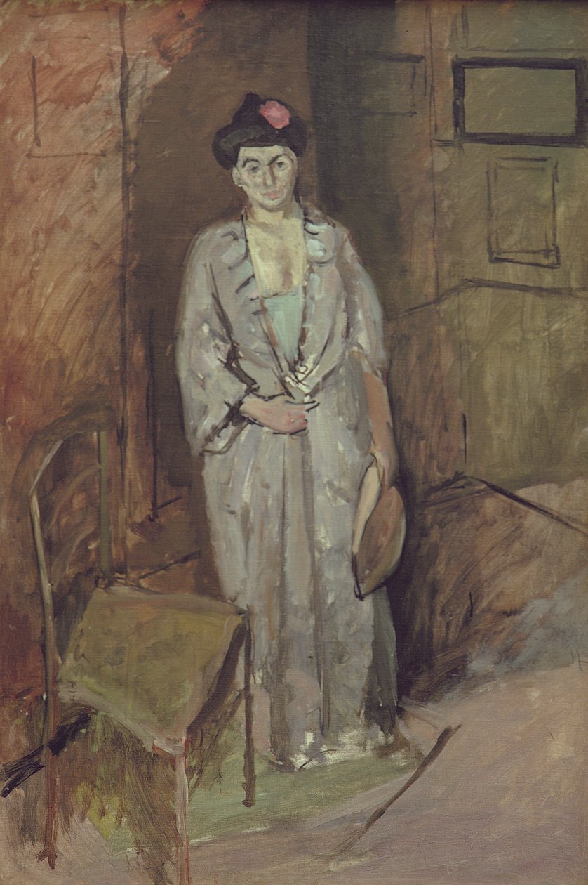 Madame Matisse en Japonaise (De Japanse Dame) 1901 (olieverf op doek) door Henri Matisse
