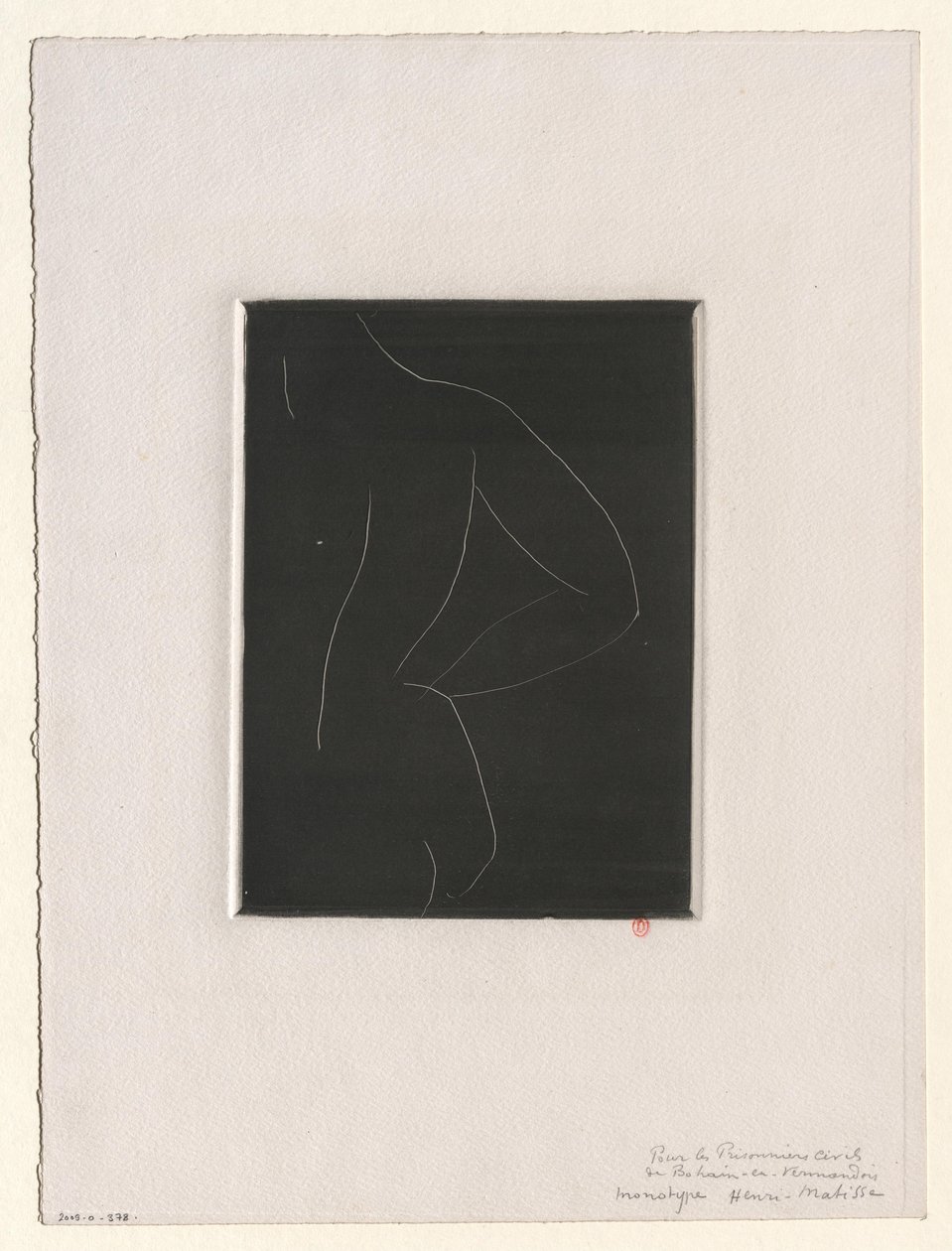 Naakt van achteren door Henri Matisse