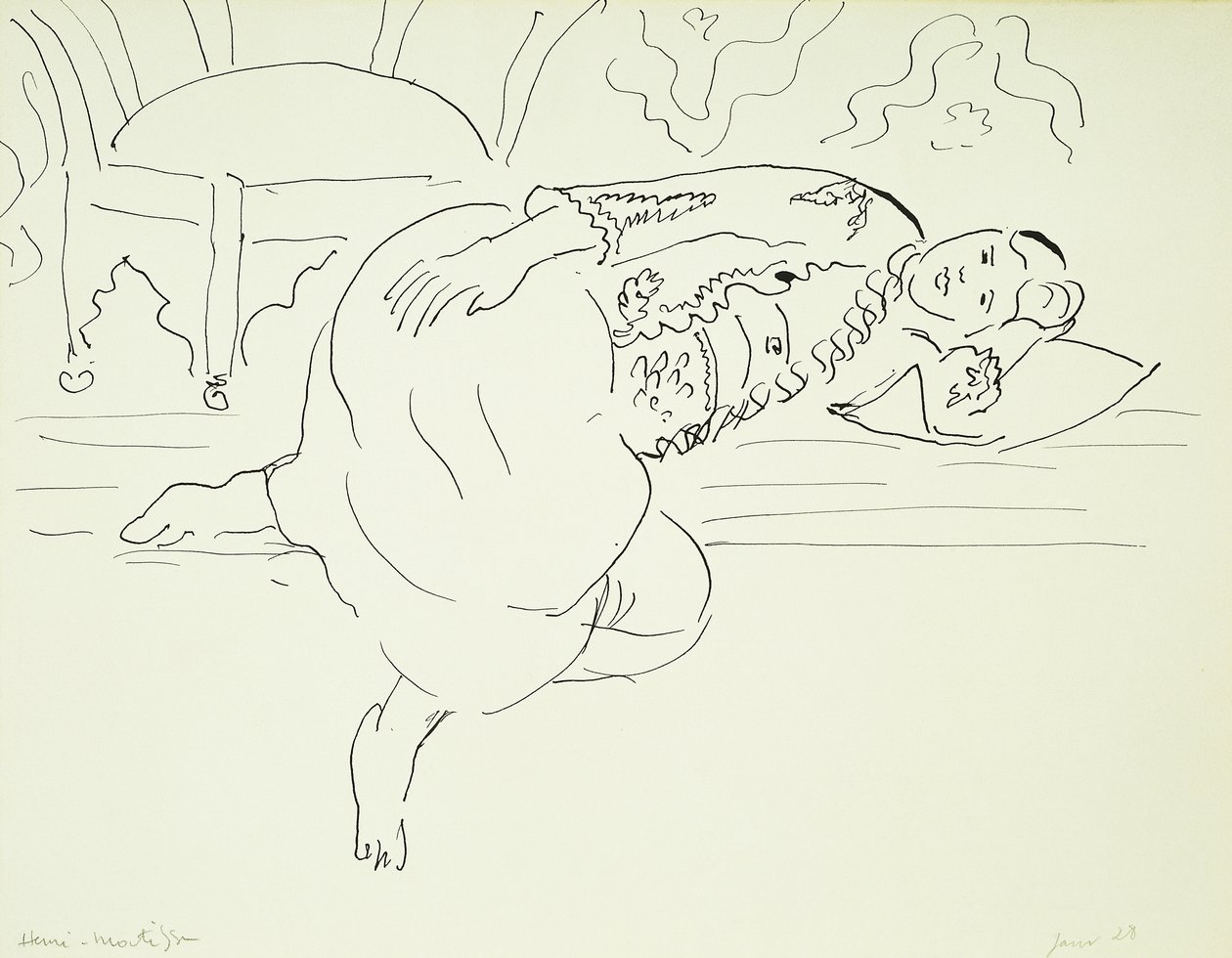 Odalisque door Henri Matisse