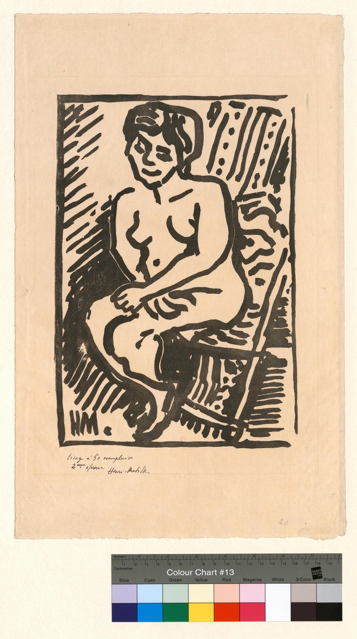 Zwart klein hout door Henri Matisse
