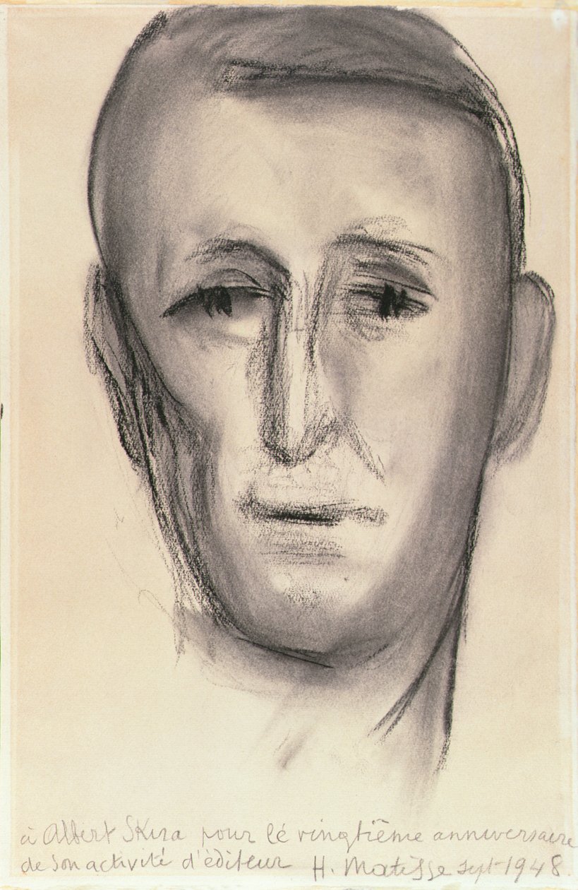 Portret van Albert Skira door Henri Matisse