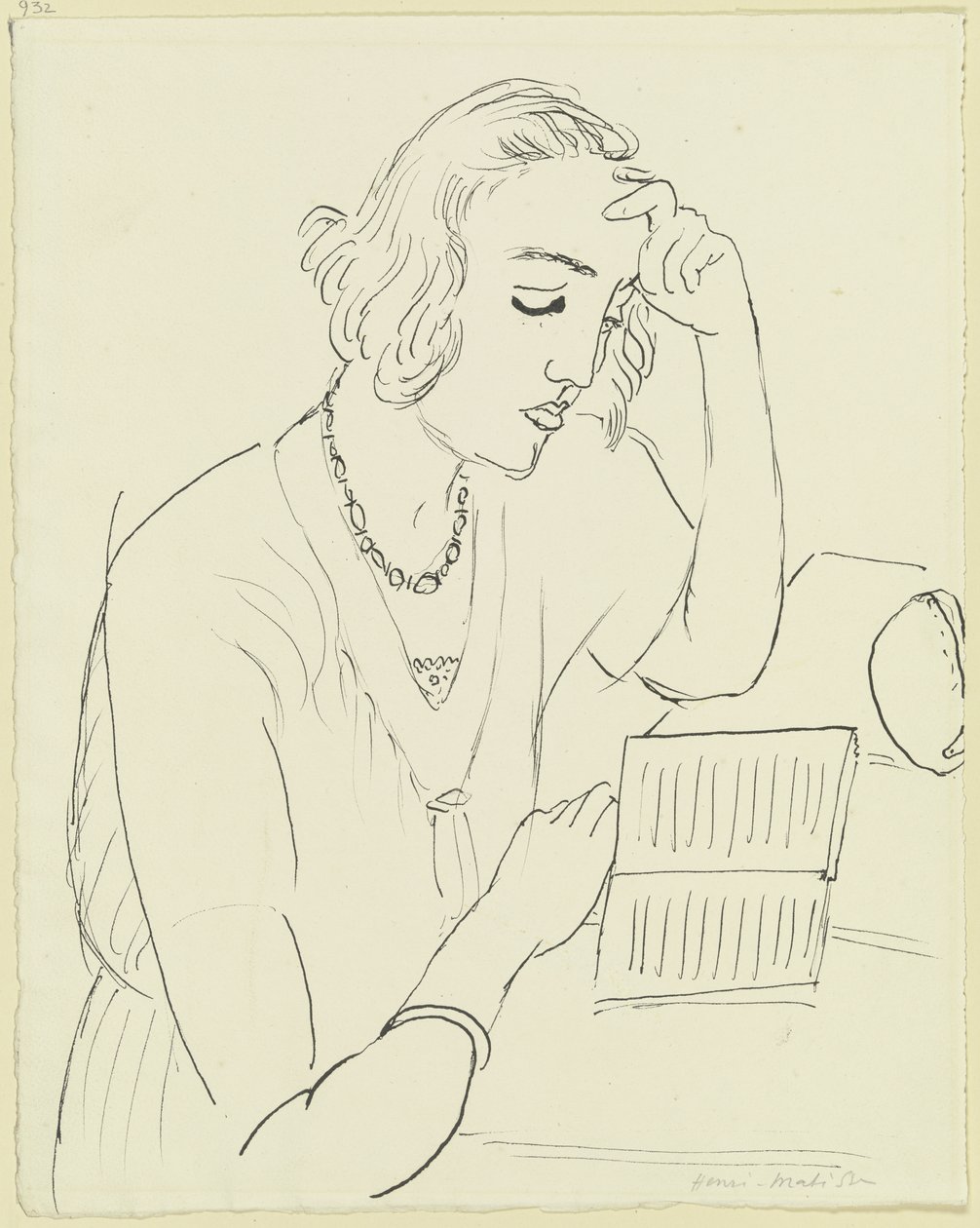 Lezende vrouw door Henri Matisse
