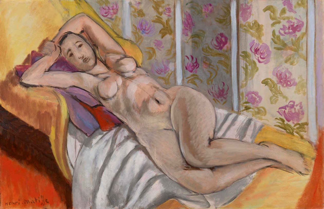 Liggend naakt door Henri Matisse