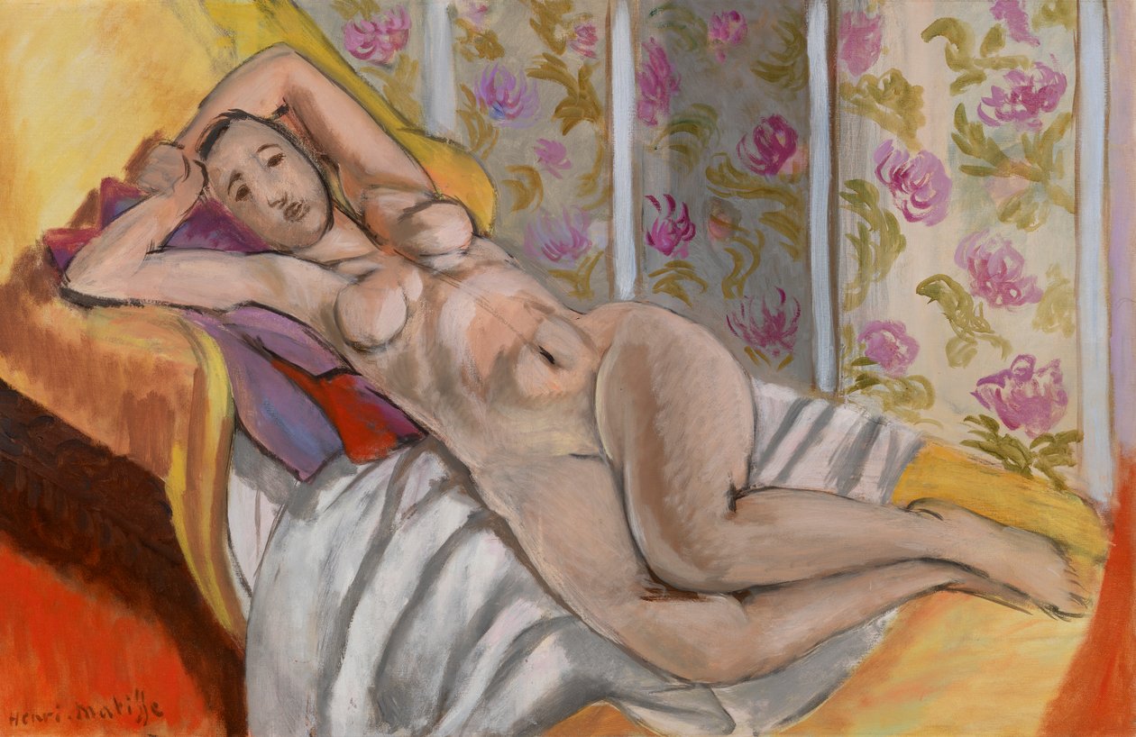 Liggend naakt door Henri Matisse