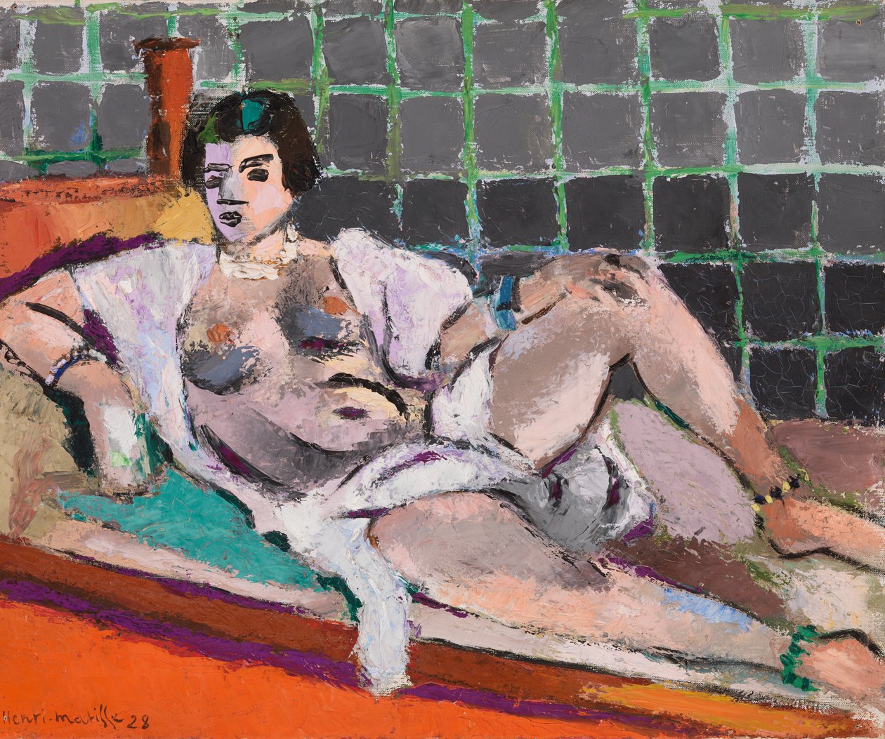 Liggende Odalisque (Nu étendu) door Henri Matisse