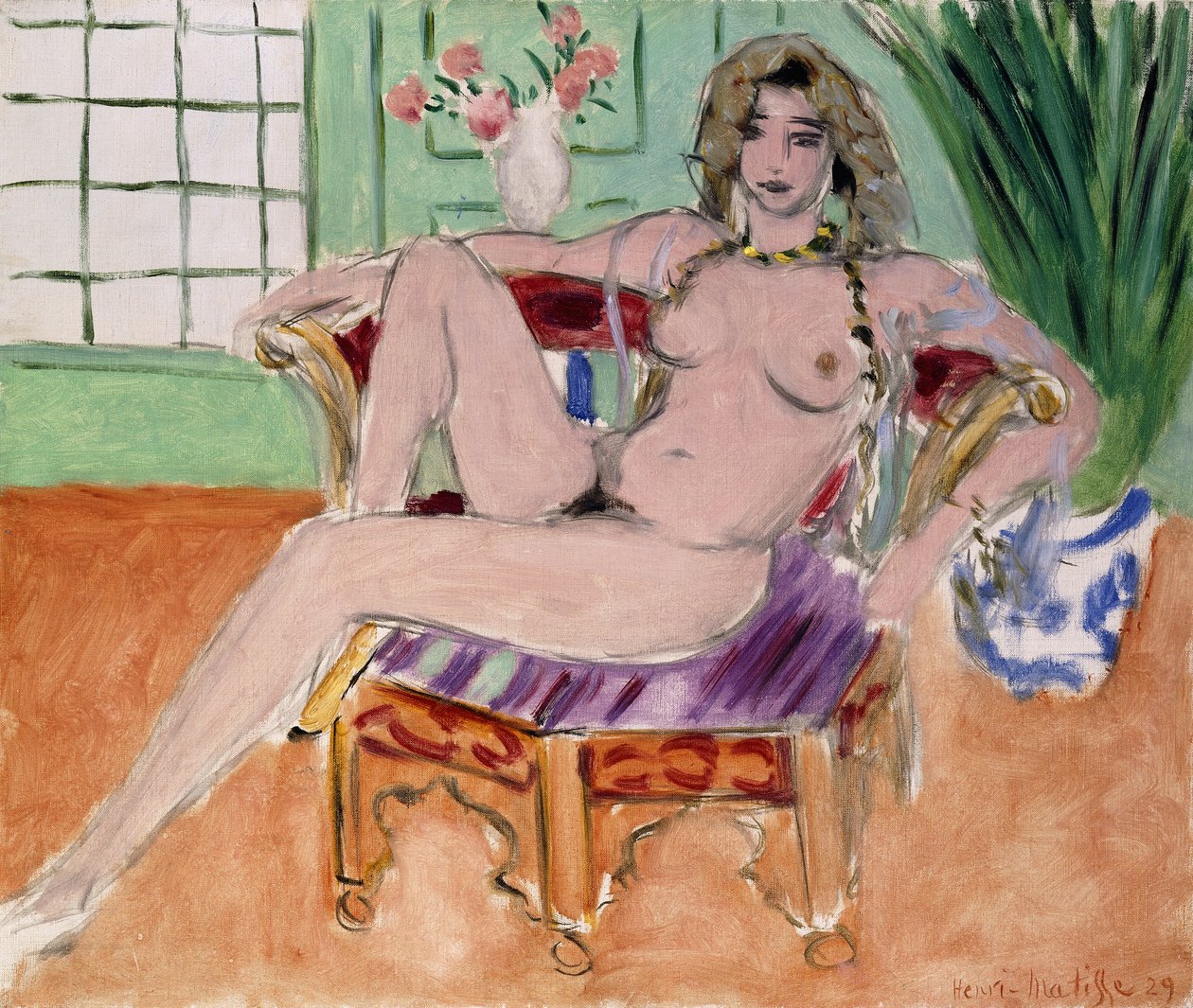 Zittende Odalisque door Henri Matisse