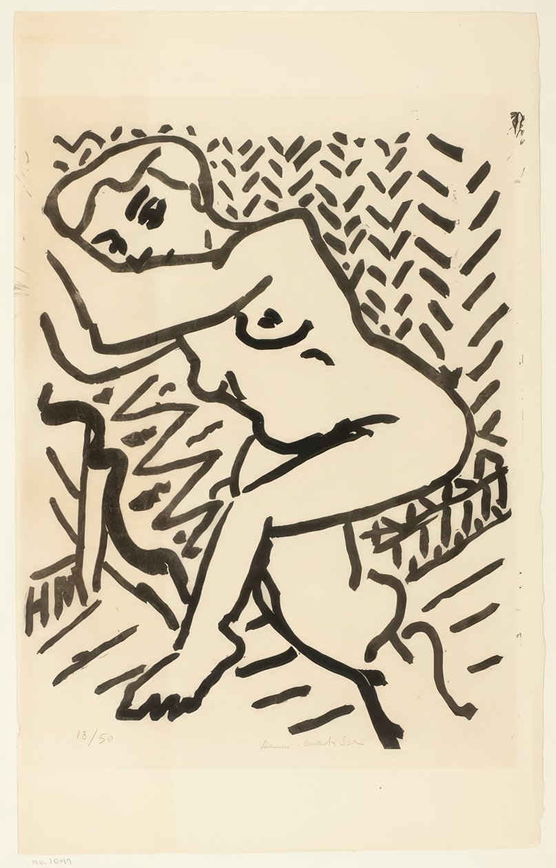 Klein licht houtsnede door Henri Matisse