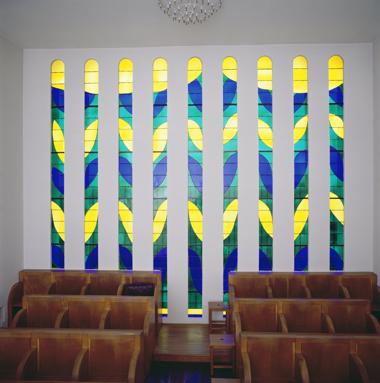 Gebrandschilderd glas in de Rozenkranskapel, Vence door Henri Matisse