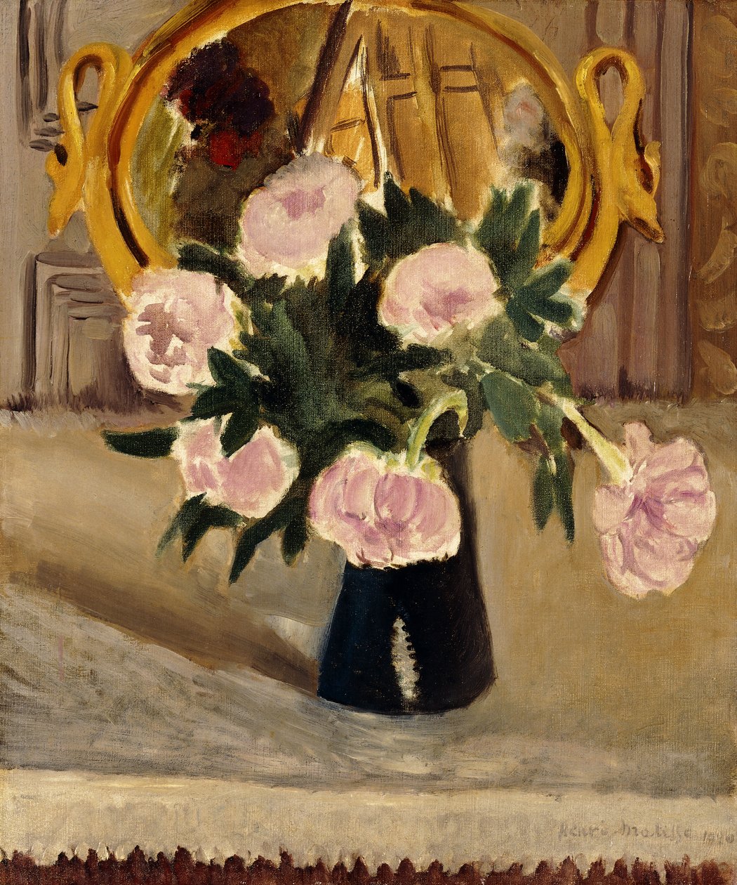 Stilleven met pioenen door Henri Matisse