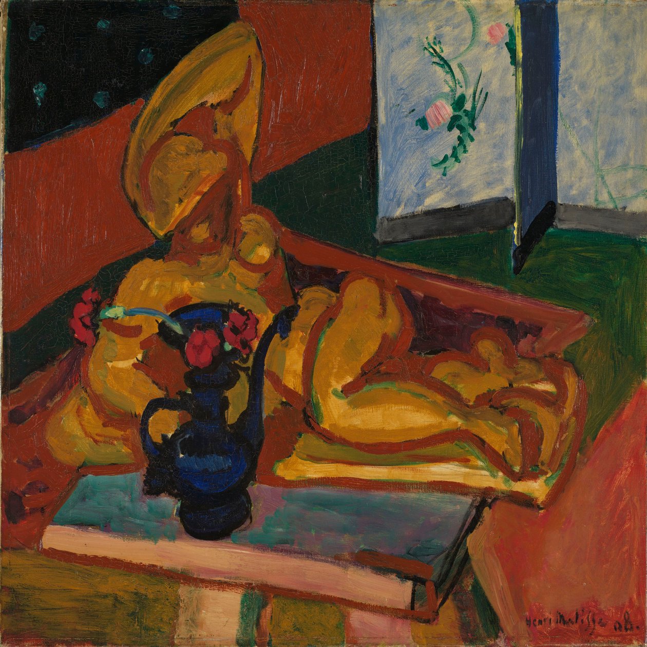 De bronzen figuur door Henri Matisse