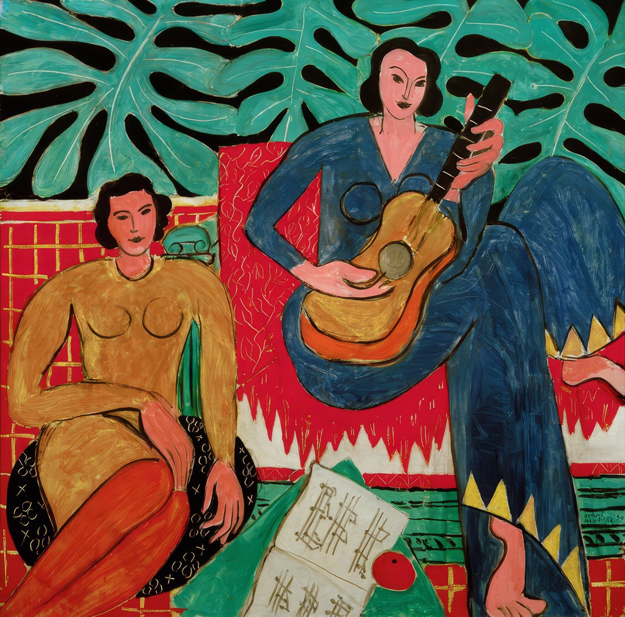 De muziek door Henri Matisse