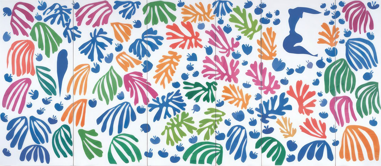 De papegaai en de zeemeermin door Henri Matisse