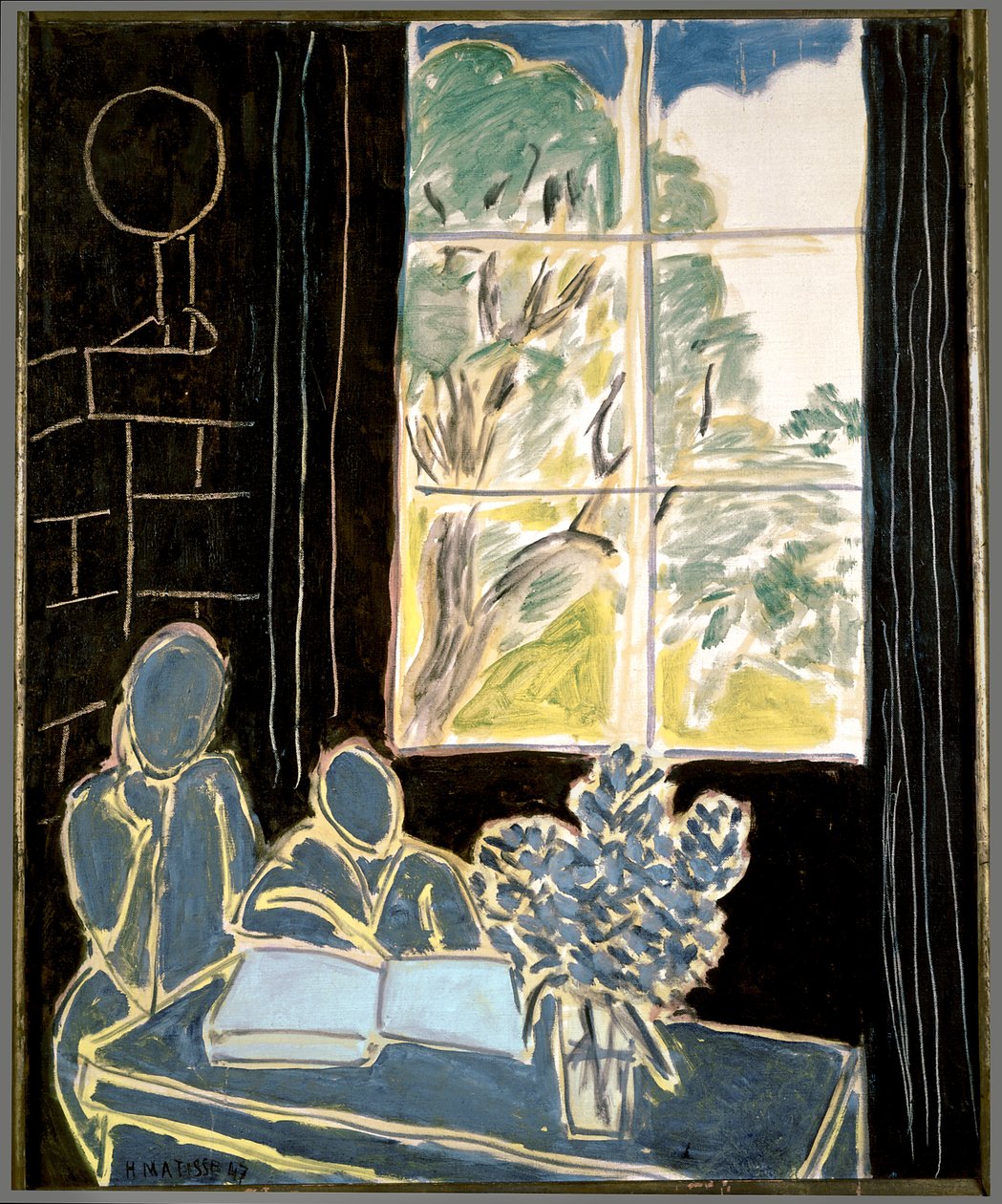 De stilte die in huizen woont door Henri Matisse