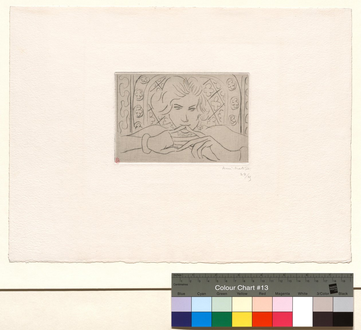 Gezicht - De stilte door Henri Matisse