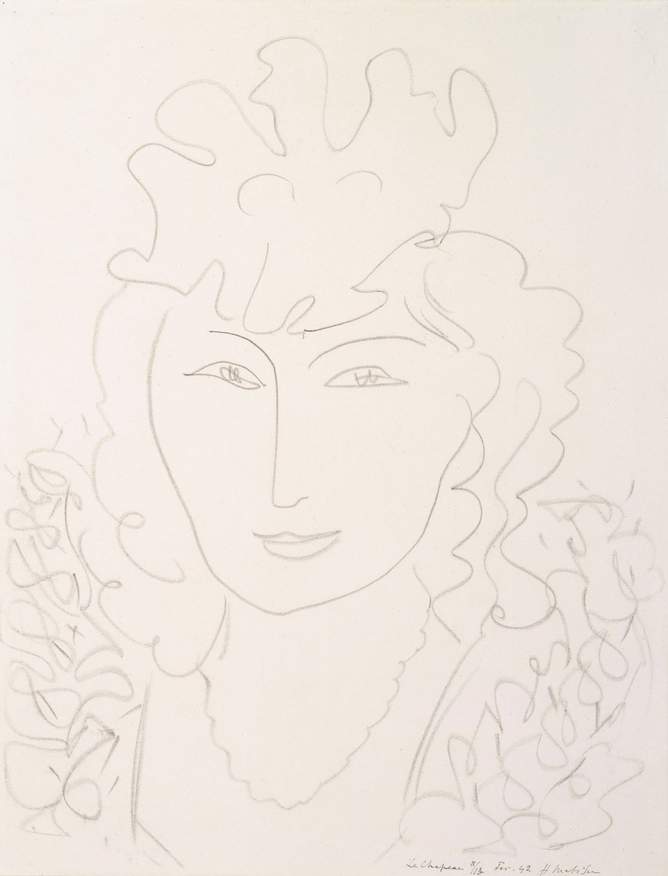 Vrouw met hoed door Henri Matisse