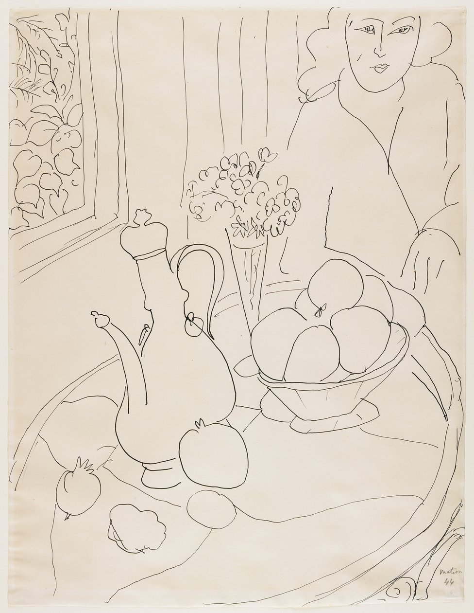 Vrouw met stilleven door Henri Matisse