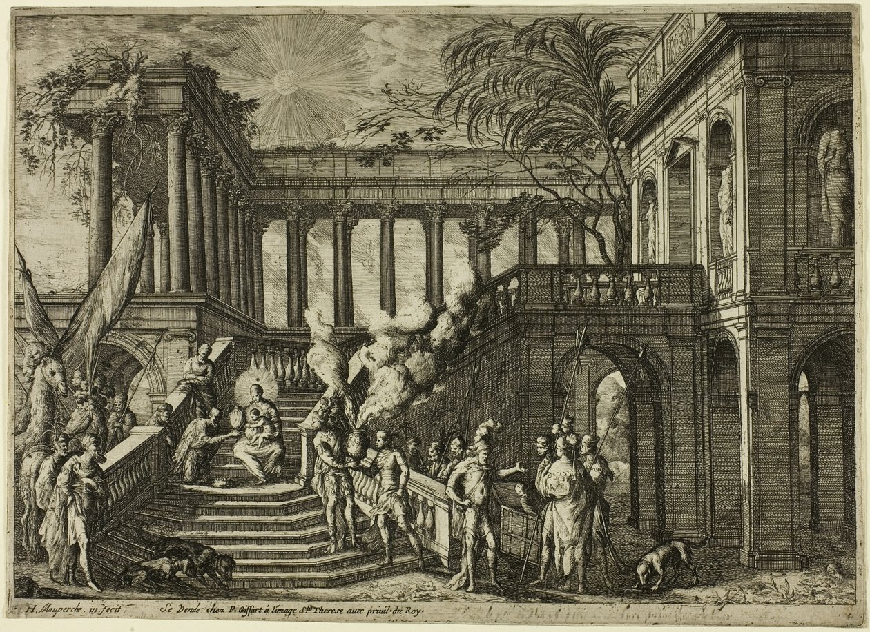 Aanbidding van de Wijzen door Henri Mauperche