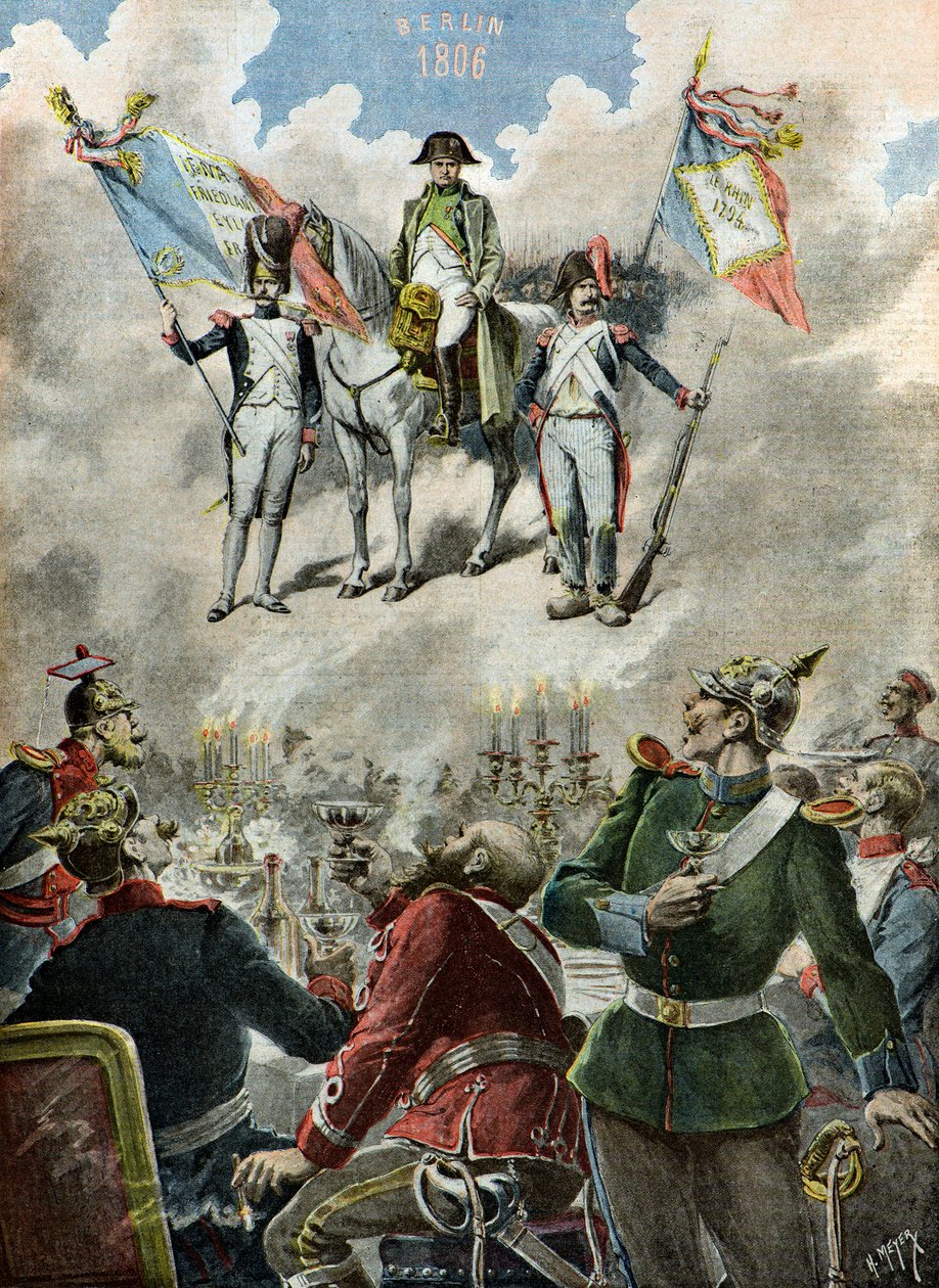 Illustratie van verzen door Alfred de Musset,1895 (Illustratie) door Henri Meyer