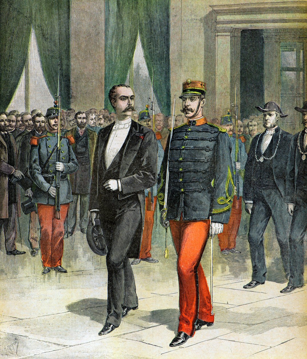 Portret van Casimir Perier door Henri Meyer