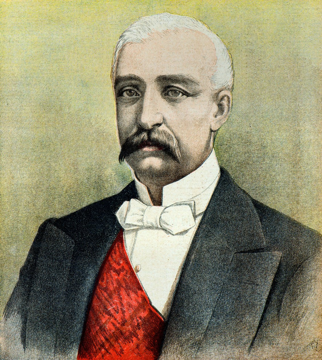 Portret van de Franse president Felix Faure door Henri Meyer