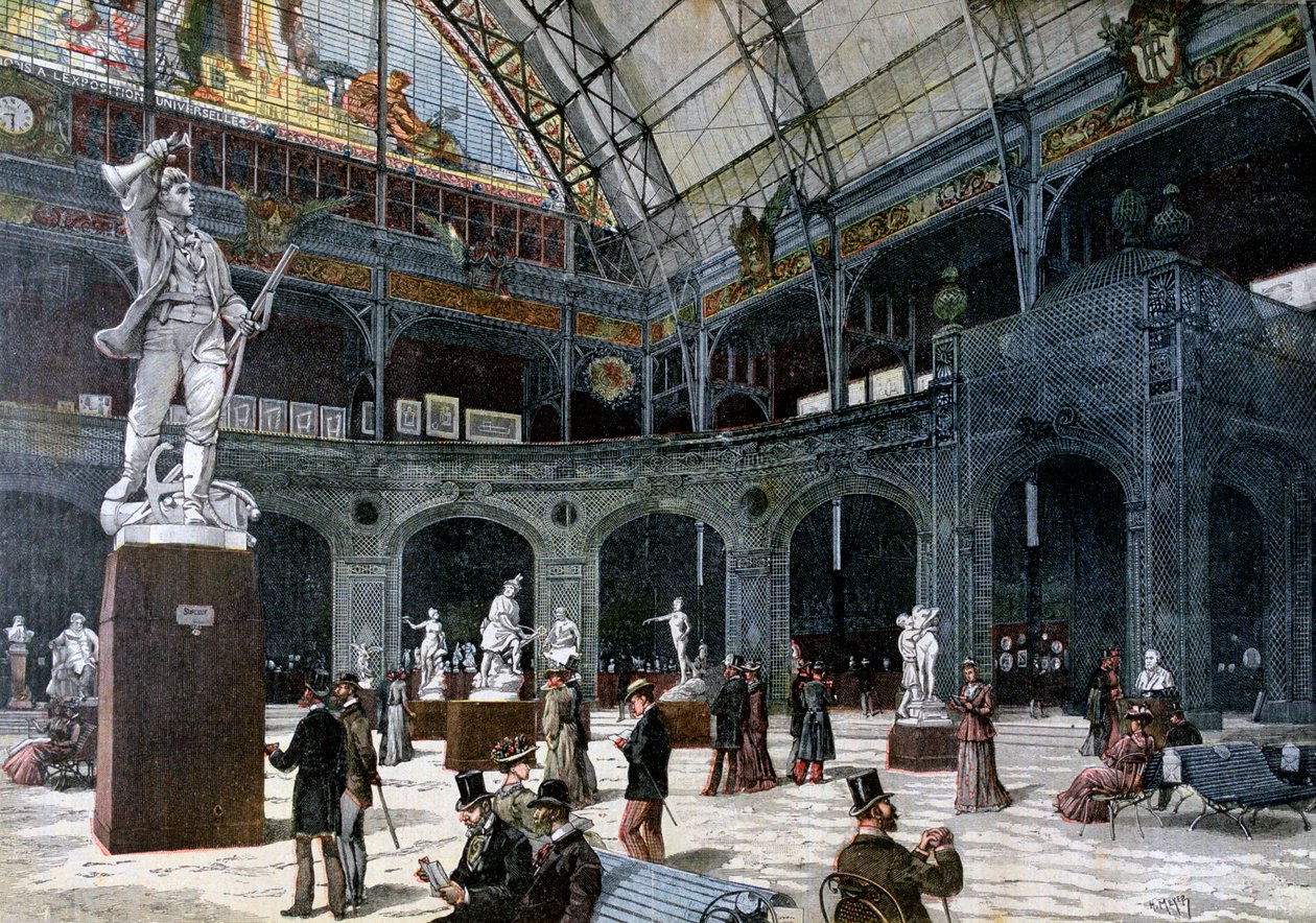 Het nieuwe beeldhouwpaviljoen in het Palais de l