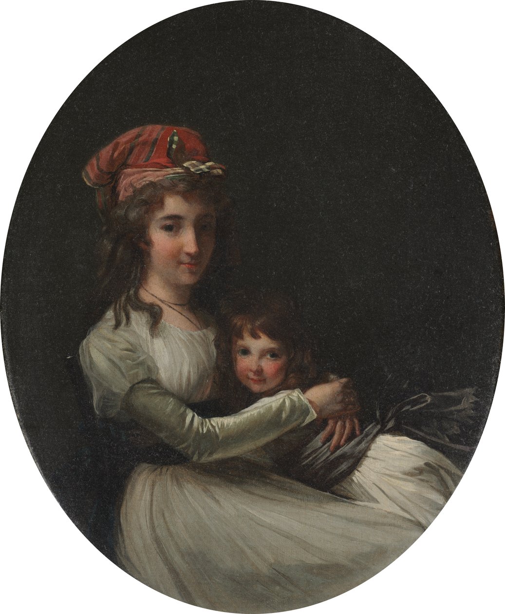 Portret van een Moeder en Dochter, ca. 1794-95 door Henri Pierre Danloux
