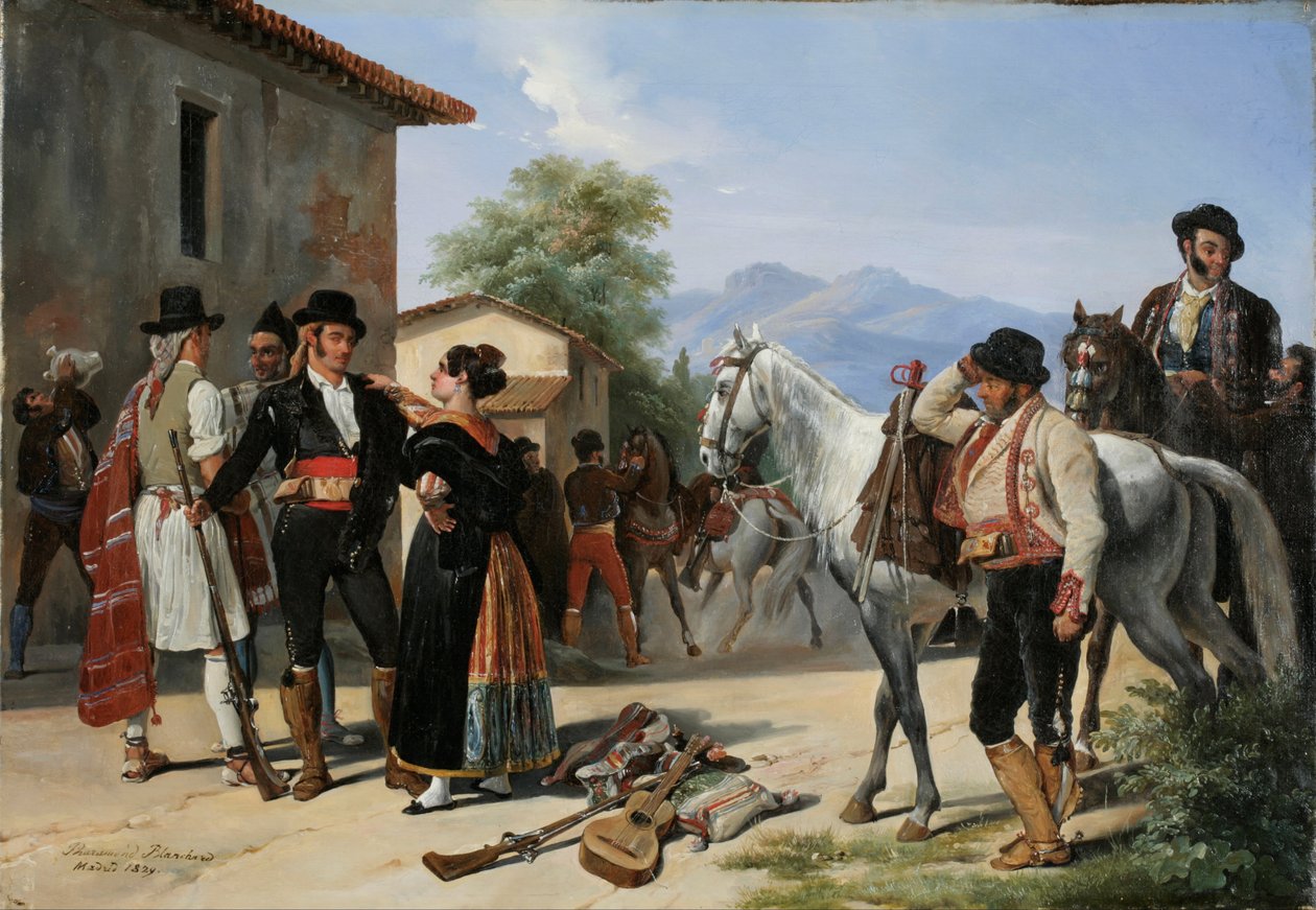 De Smokkelaars door Henri Pierre Léon Pharamond Blanchard