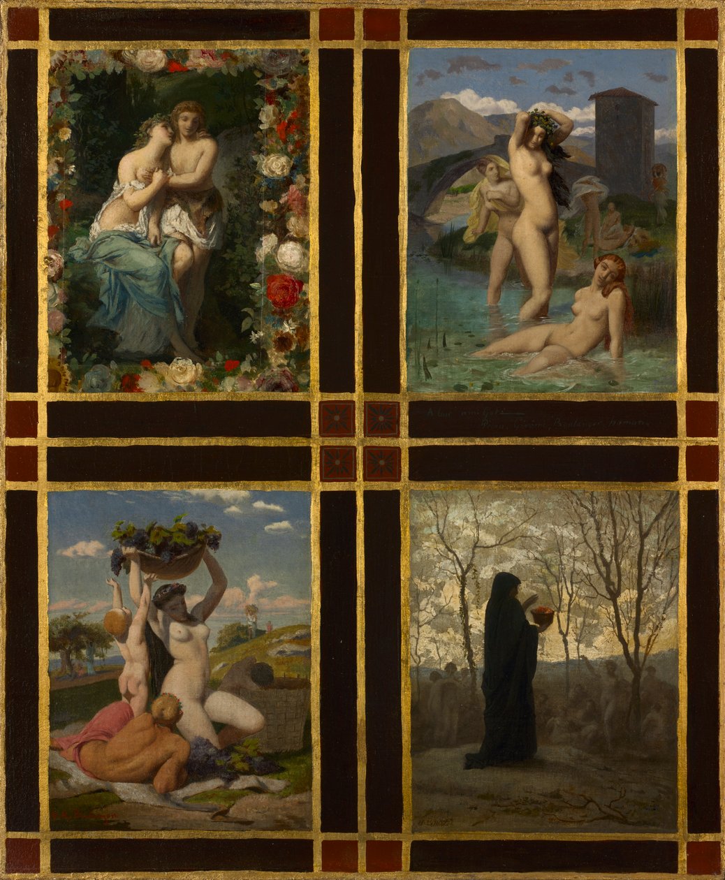 De vier seizoenen door Henri Pierre Picou