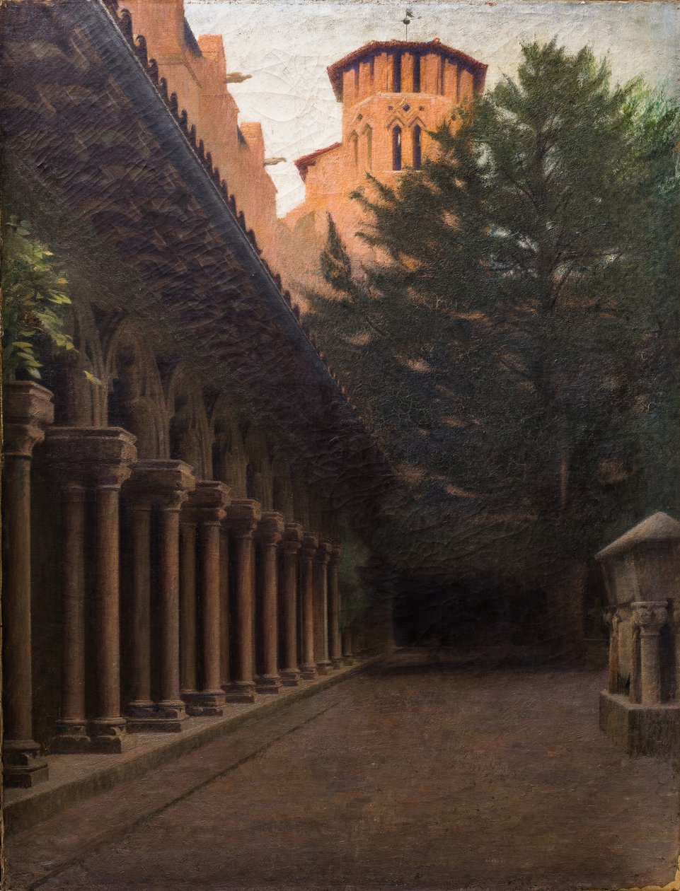 Klooster van de Augustijnen in Toulouse door Henri Rachou