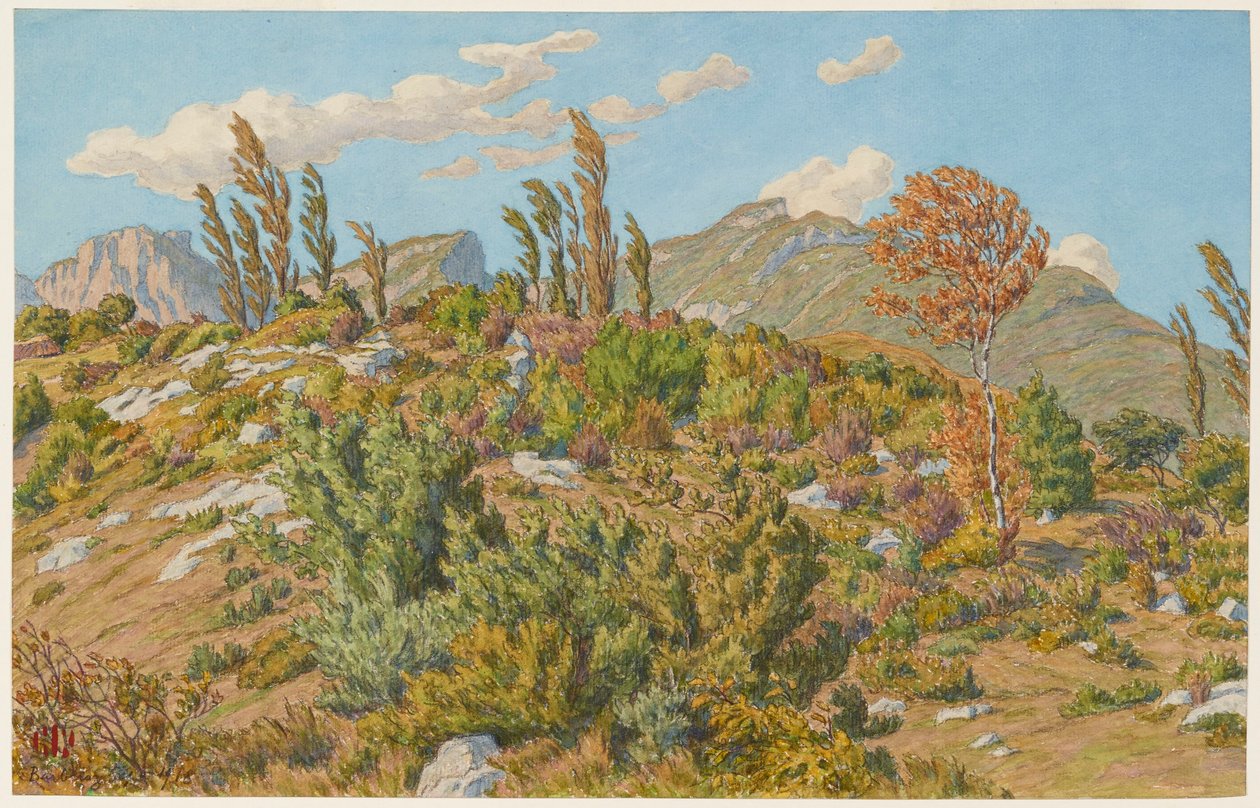De plateaus van Barberaz door Henri Rivière