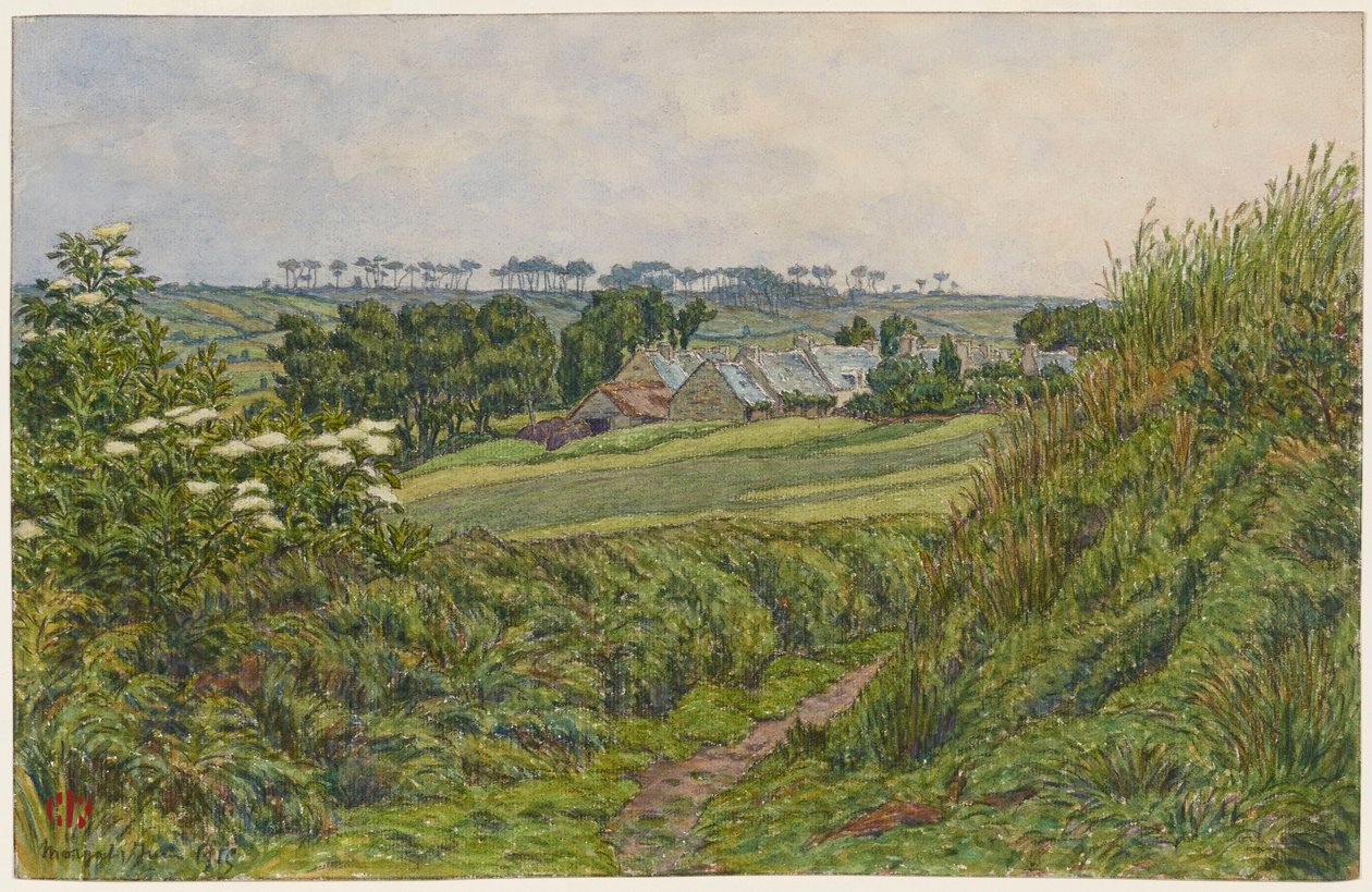 Lente in Lesquiffinec. Morgat door Henri Rivière