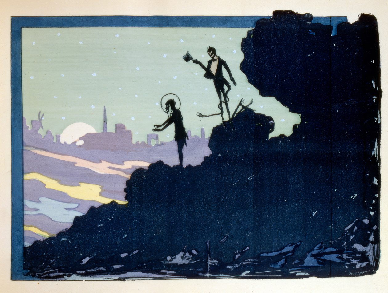 De verzoekingen van de heilige Antonius door Henri Rivière