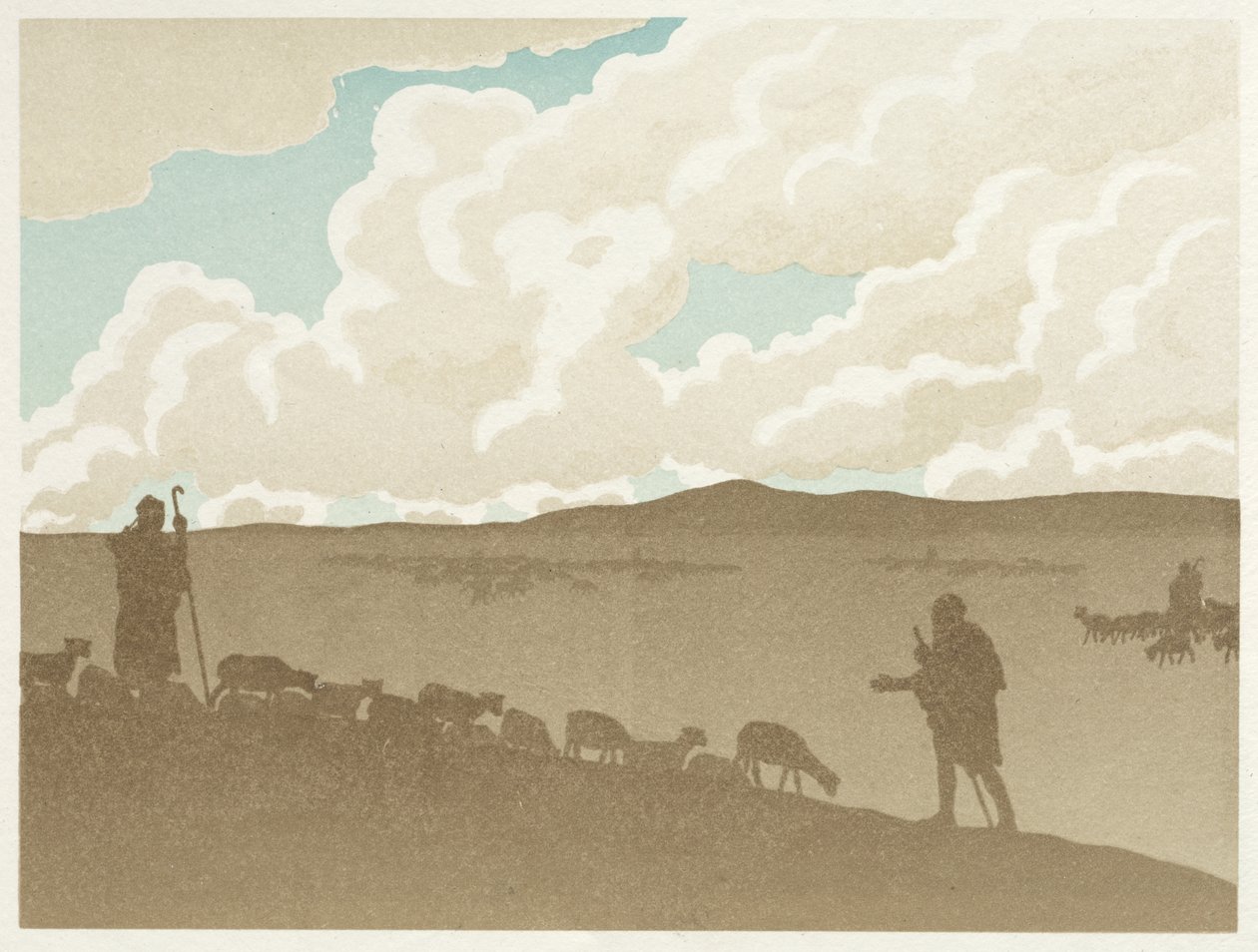 De Wandelende Jood: De Vlakte door Henri Rivière